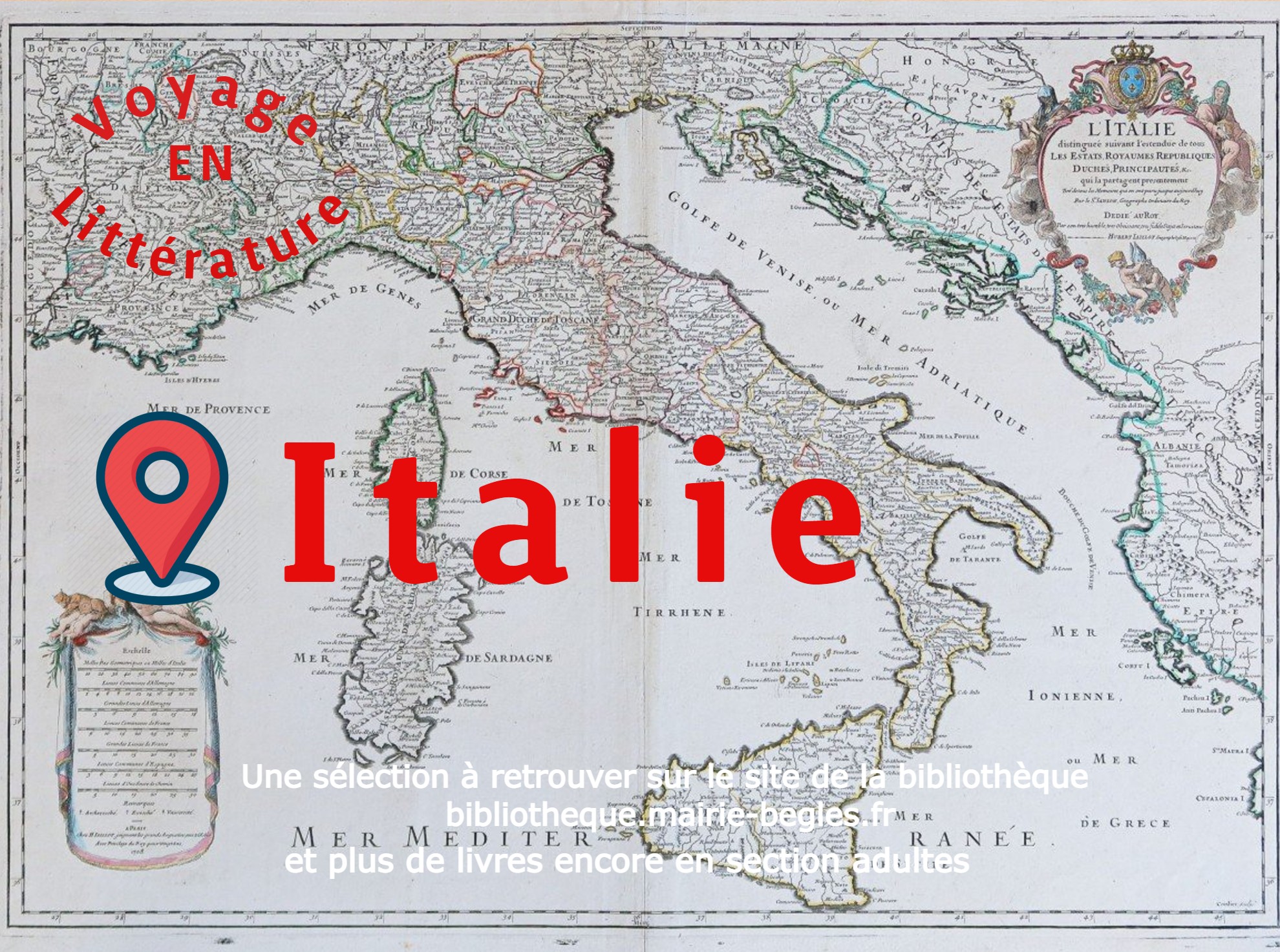 Voyage littéraire : l'Italie