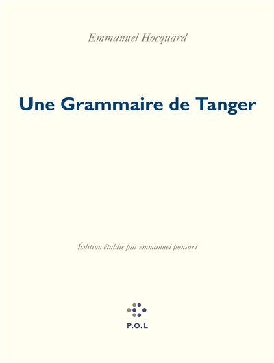 grammaire tanger